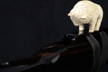 Nigerian Ebony Native American Flute, Minor, Mid F#-4, #F82D